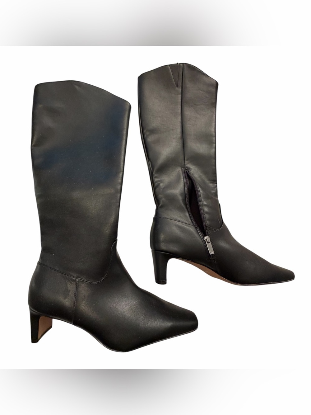 Splendid Jett Knee High Boot in smooth black Vegan Leather Size 10M NWOT